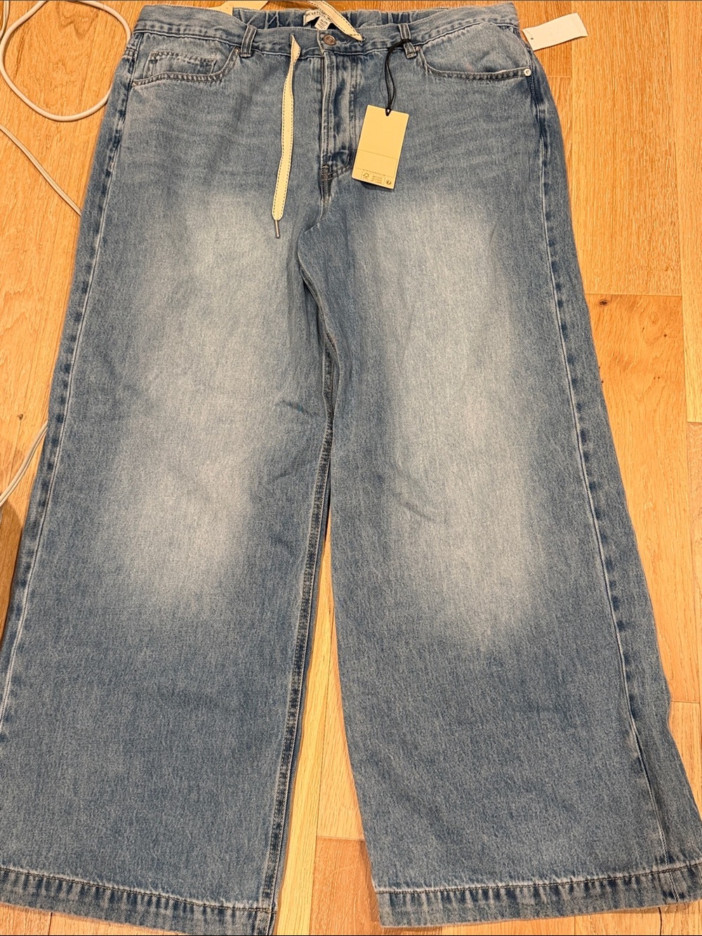Scotch & Soda Light Blue Wide-Leg Jeans XL NWT
